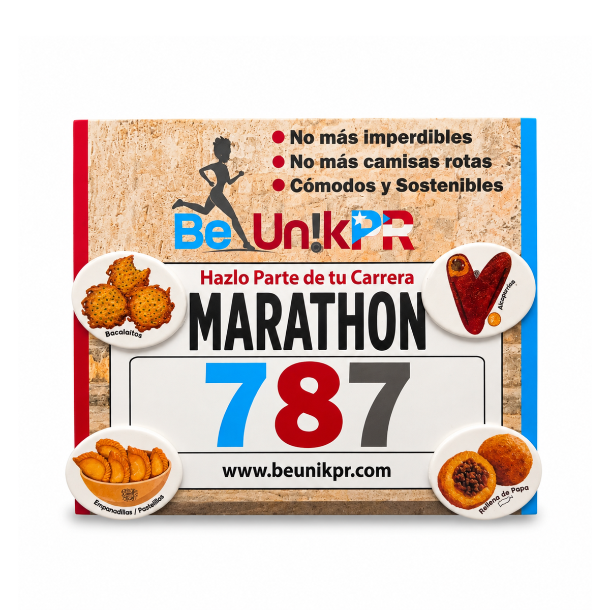 Bib Number Holder ( La Fritanga)