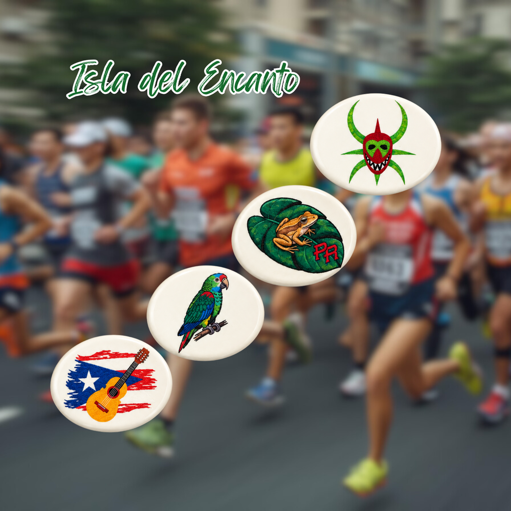 Bib Number Holder (Isla del Encanto)