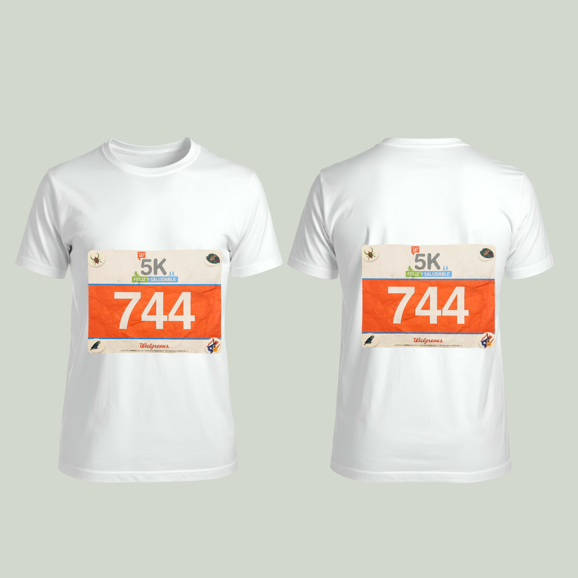 Bib Number Holder (Isla del Encanto)