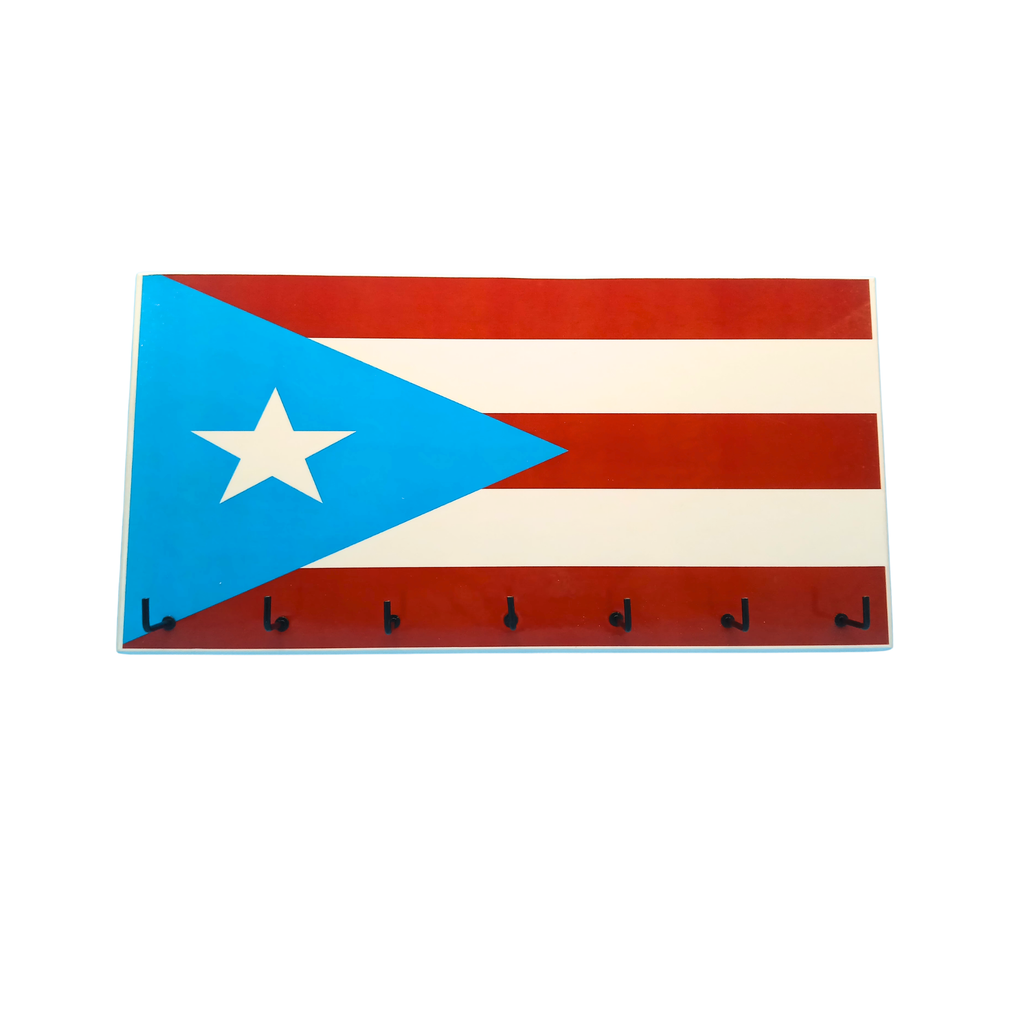 Bandera de PR Azúl Claro