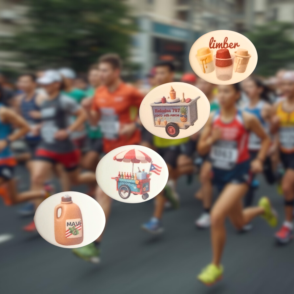 Bib Number Holder ( Tradición Borincana)