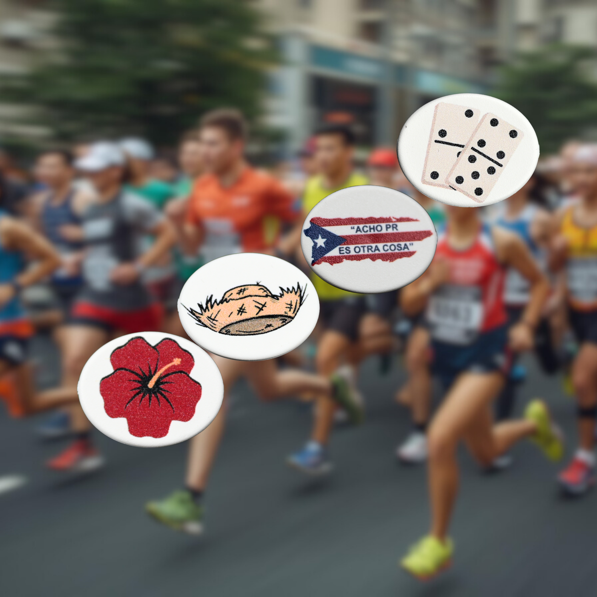 Bib Number Holder (Acho PR es Otra Cosa)