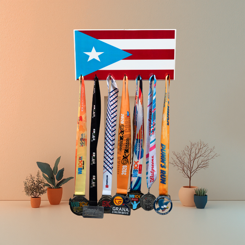 Bandera de PR Azúl Claro
