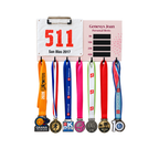 Medallero (sostiene Bib Number y Anotador de tus tiempos) Personalizado