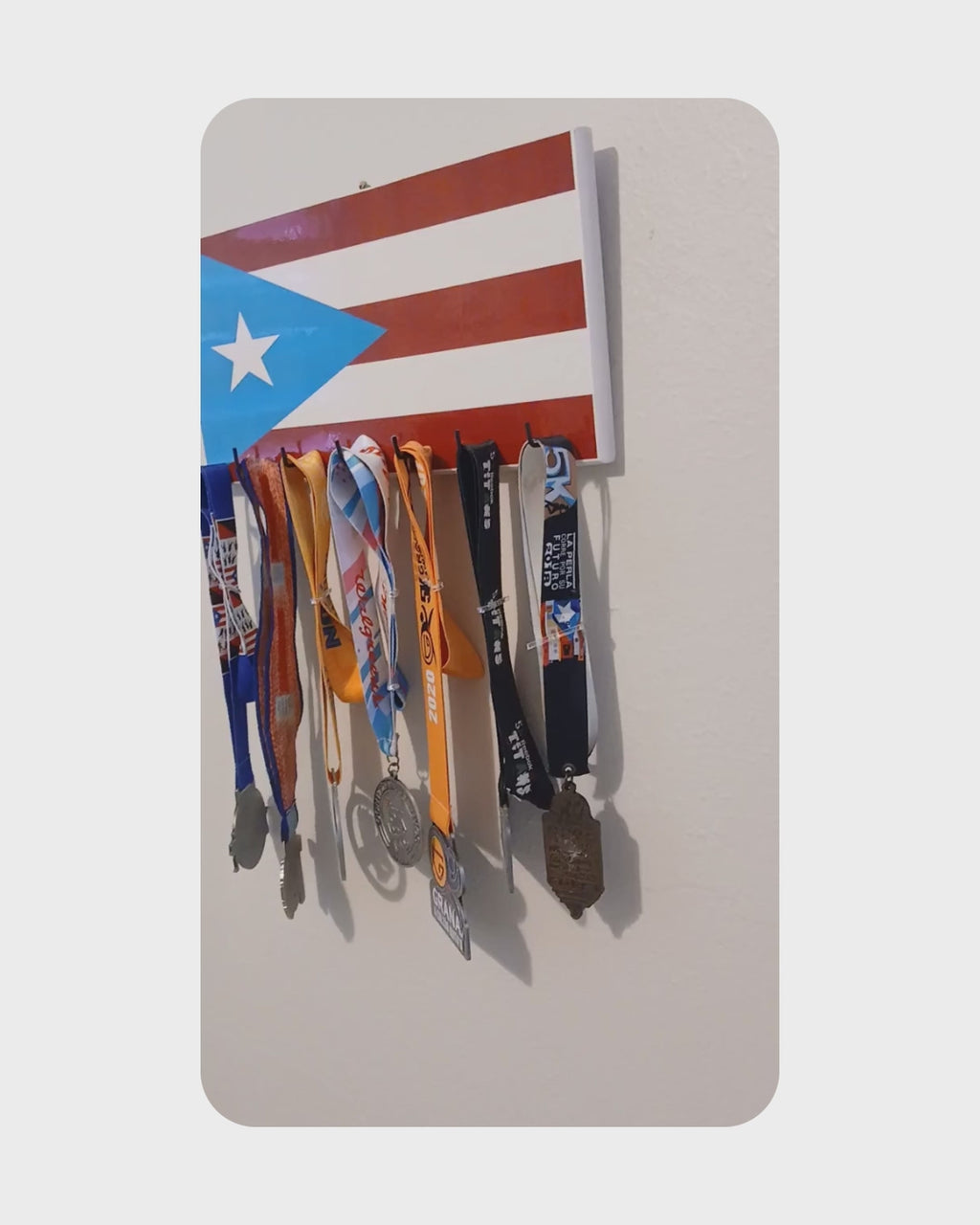 Bandera de PR Azúl Claro