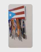 Bandera de PR Azúl Claro