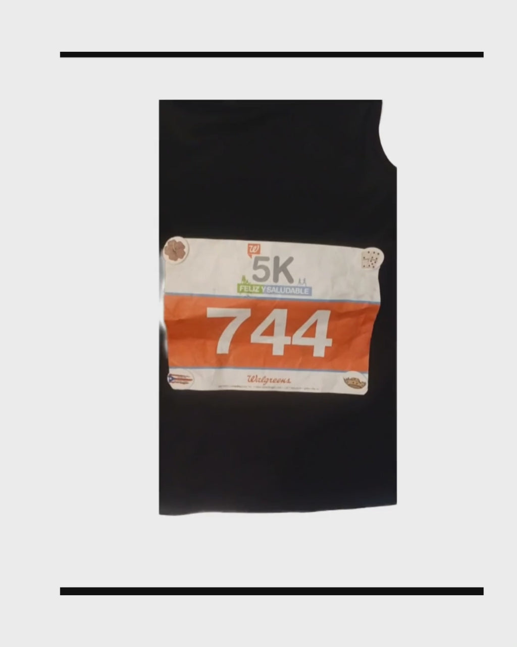 Bib Number Holder (Acho PR es Otra Cosa)