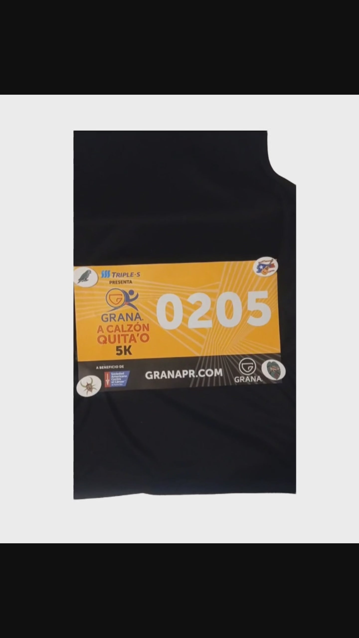 Bib Number Holder (Isla del Encanto)
